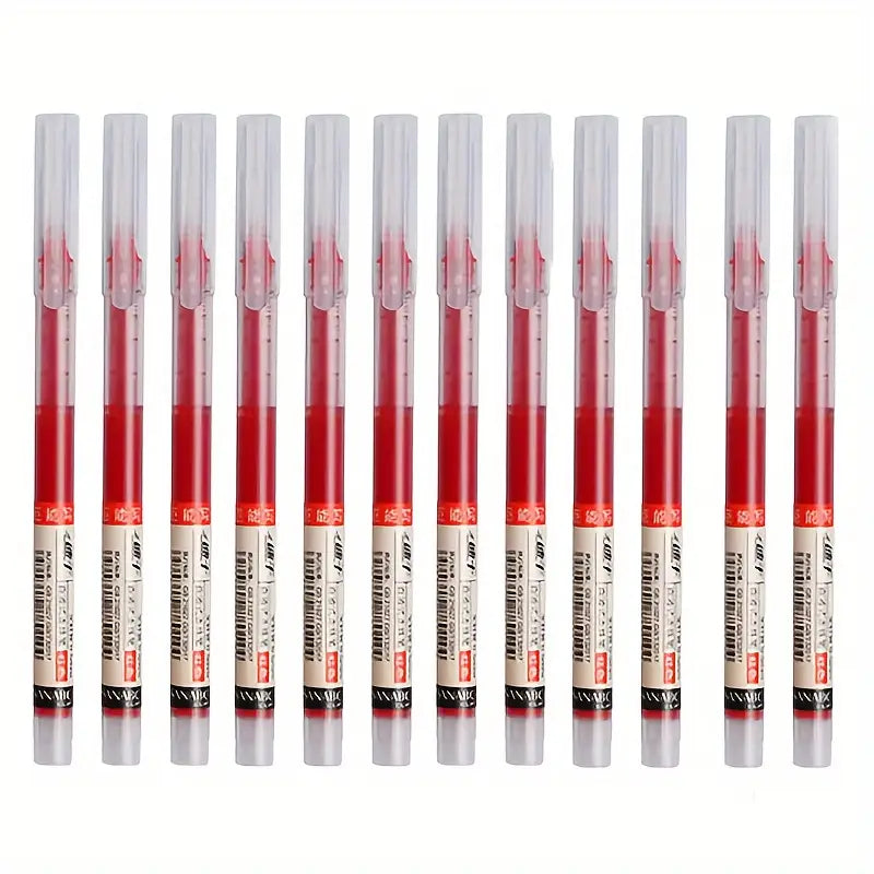 12 stylos à rouleau lisse