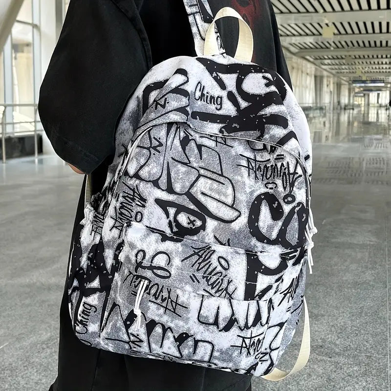 Sac à dos rétro graffiti