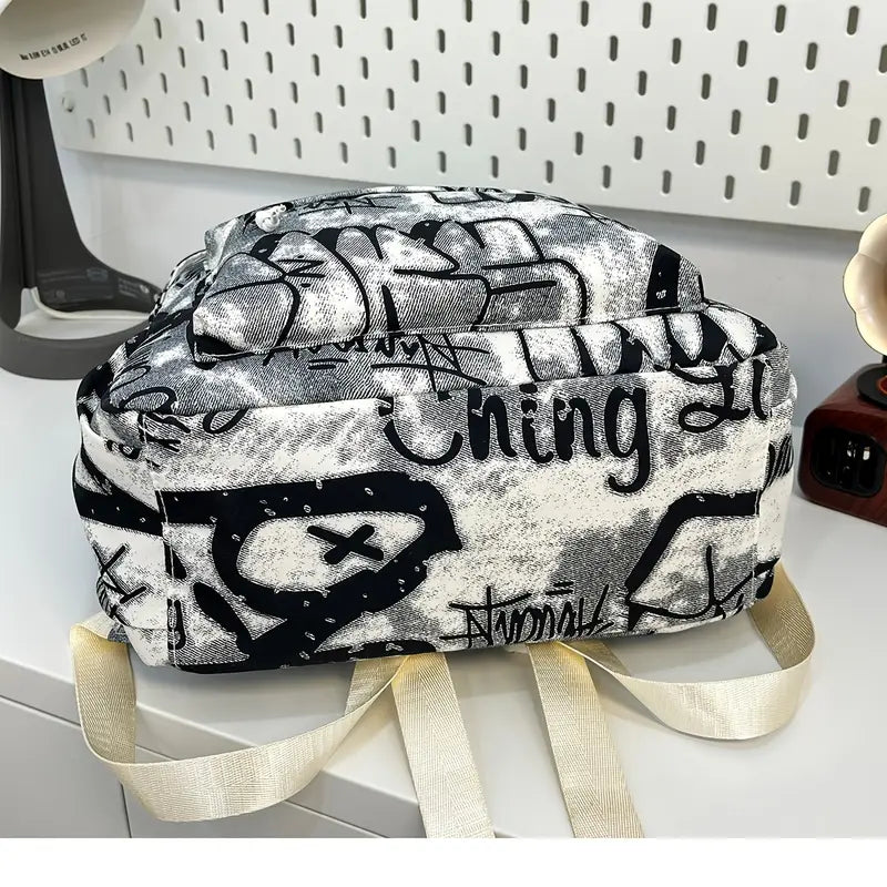 Sac à dos rétro graffiti