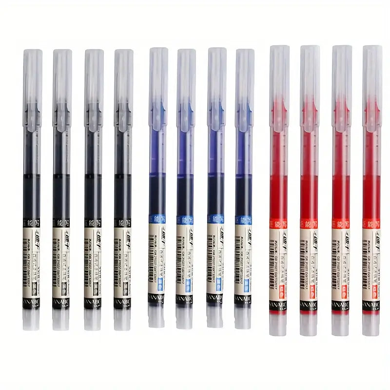 12 stylos à rouleau lisse