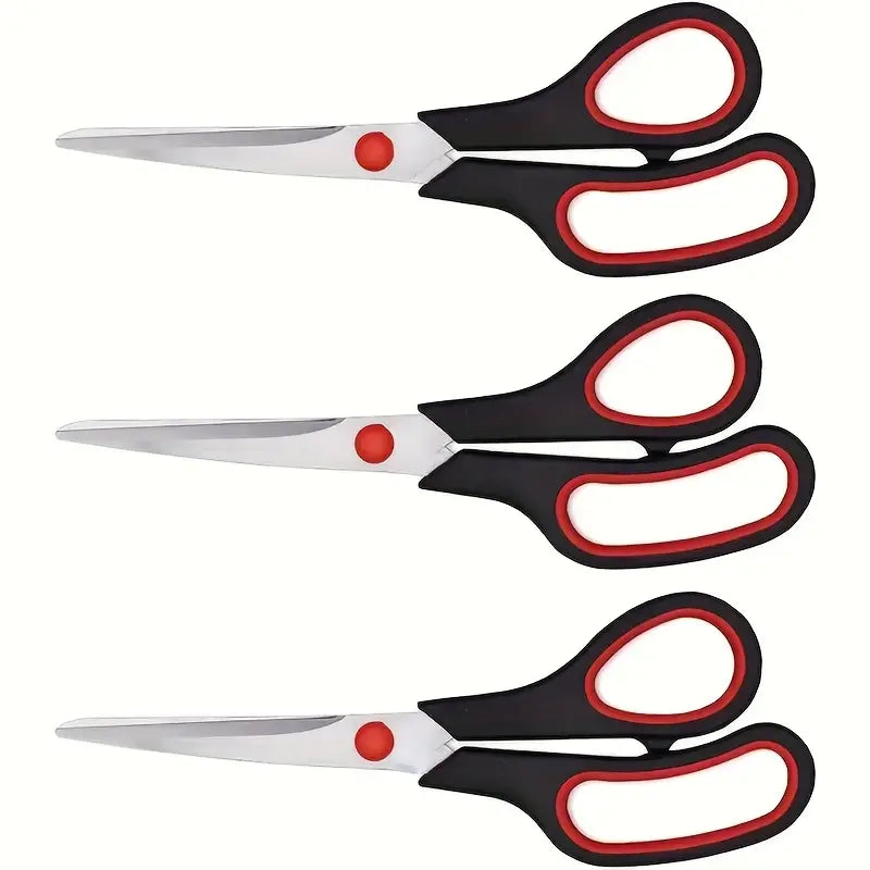 Lot de 3 ciseaux en acier inoxydable