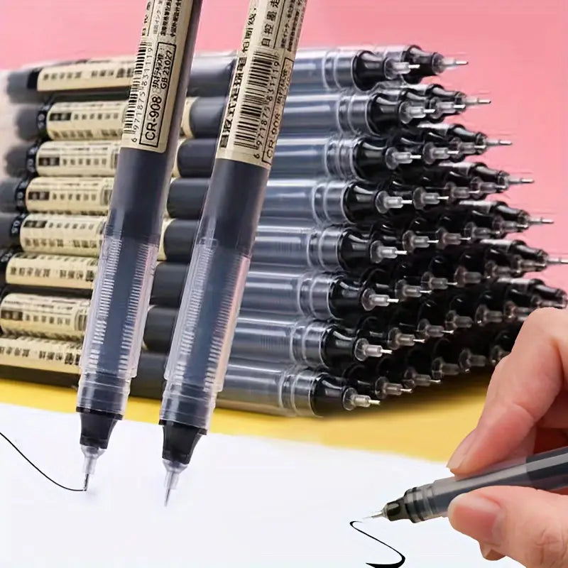 12 stylos à rouleau lisse