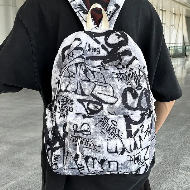 Sac à dos rétro graffiti