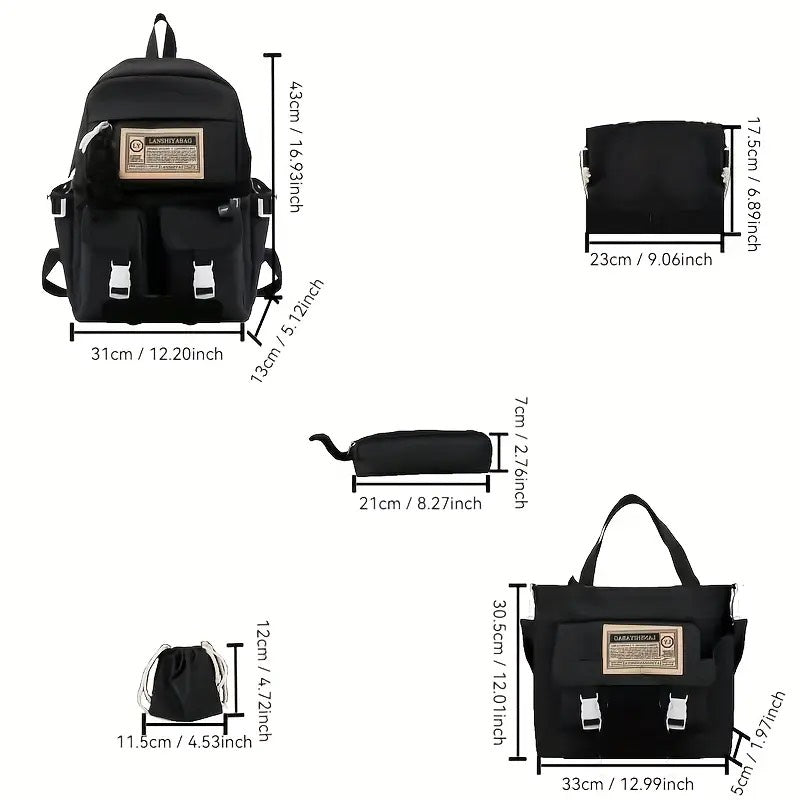 Ensemble de 5 sacs