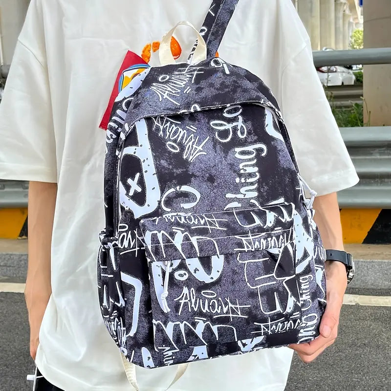 Sac à dos rétro graffiti