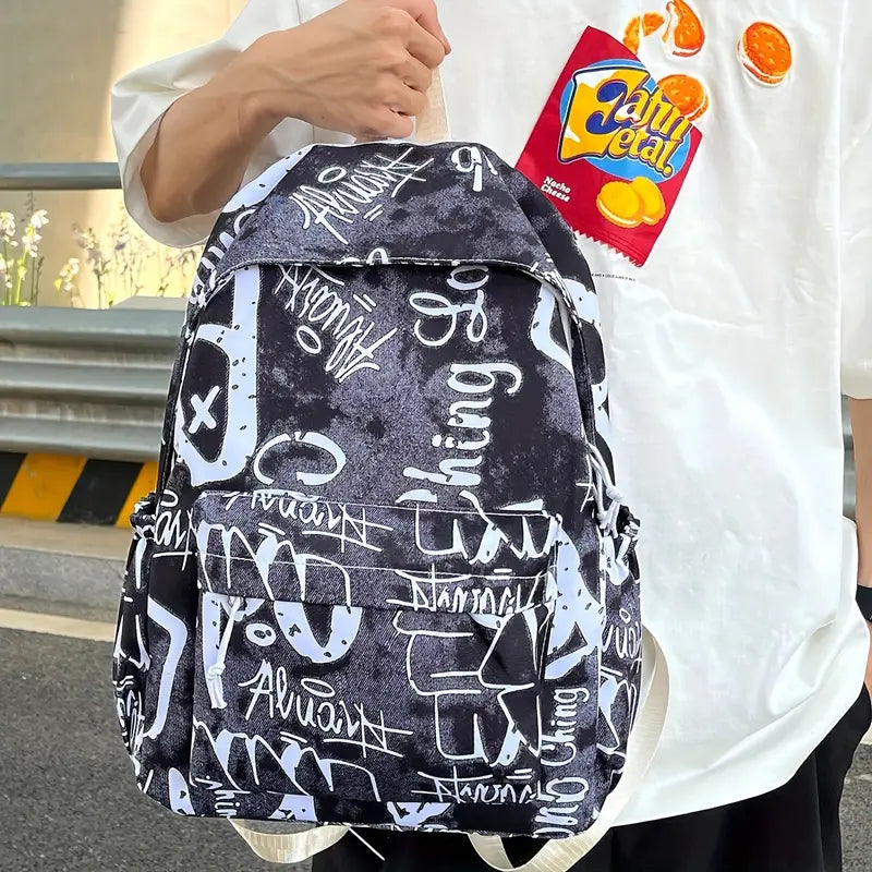 Sac à dos rétro graffiti