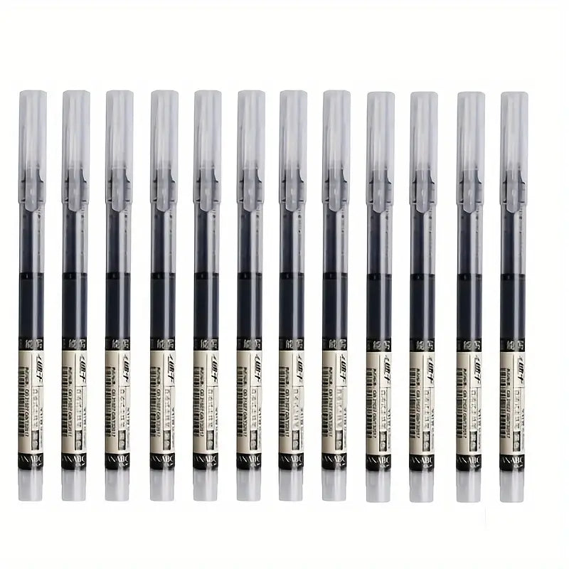 12 stylos à rouleau lisse